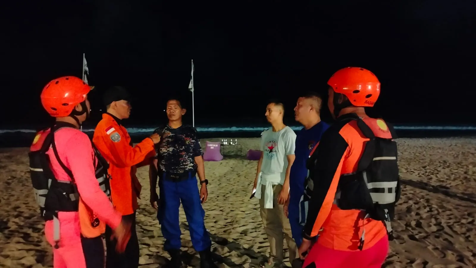 Seorang WNA Asal Inggris Tenggelam Saat Berenang di Pantai Legian Kuta