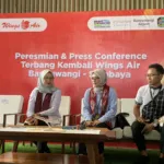 Wings Air Resmi Terbang Kembali Banyuwangi-Surabaya PP, Lion Group Jajaki Penerbangan Banyuwangi ke Lombok dan Malaysia